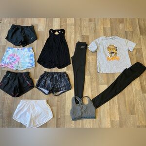 Girls Mixed Lot of Active Wear- Size 10 or Small